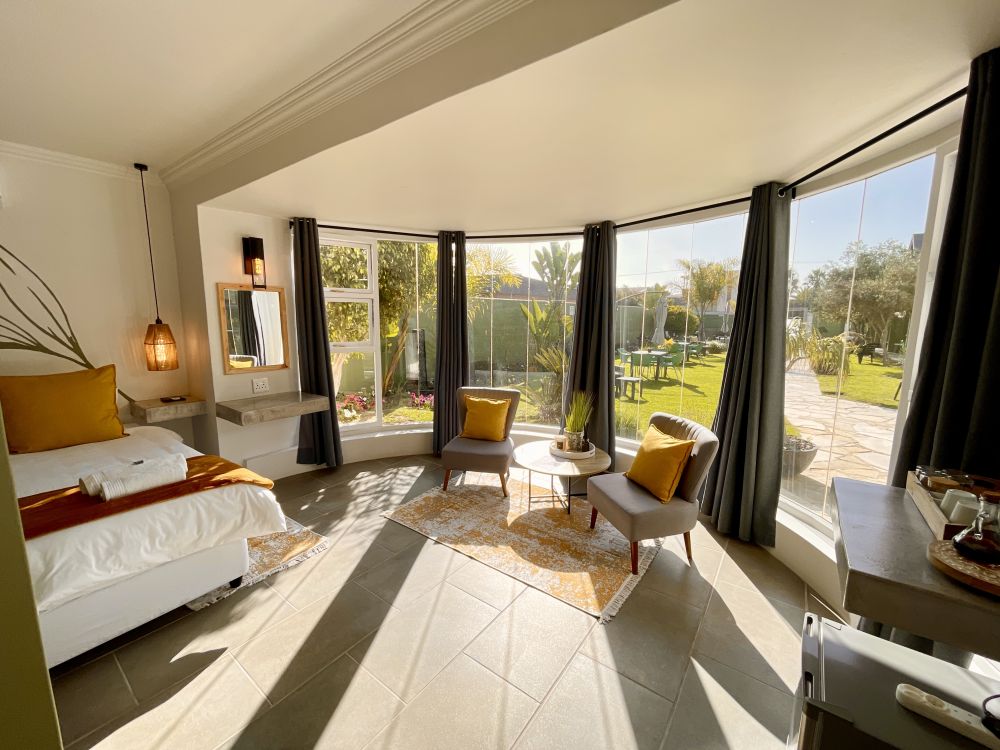 Olive Tree Guesthouse - Family Room with Garden view